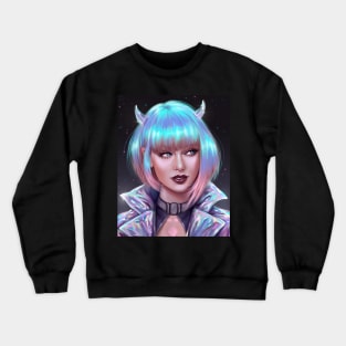 galaxy girl Crewneck Sweatshirt